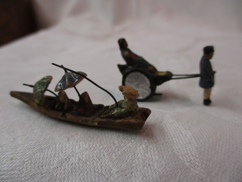 Vintage miniature carved - , wood