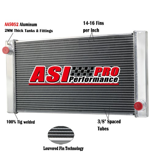 Aluminium radiator fits mini - aluminium,