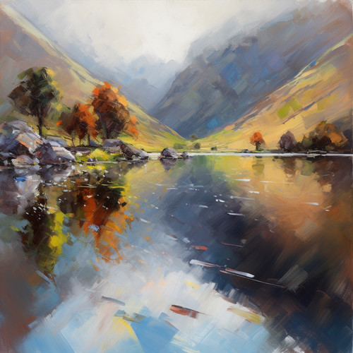 Lake district oil - lake,