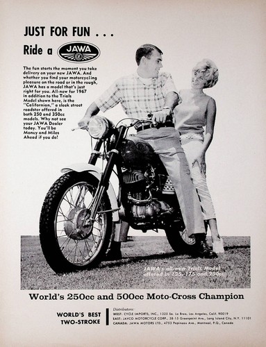 1967 jawa trials californian - trials,
