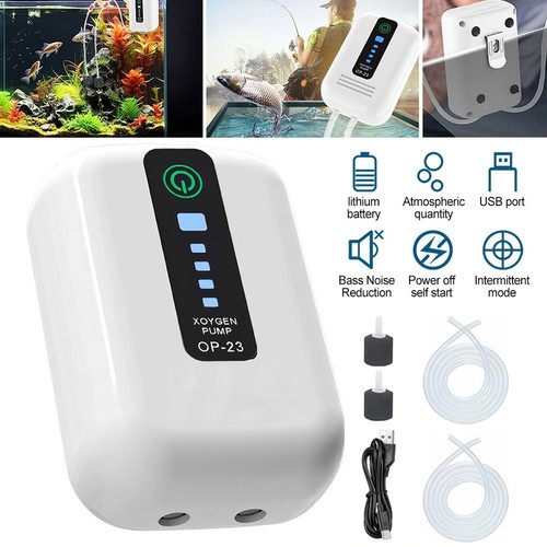 Aquarium fish tank oxygen pump - tank,