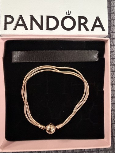 Pandora 925 silver rose - silver, gold