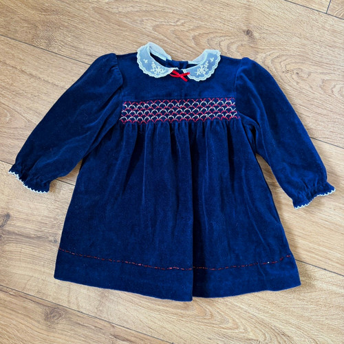 Michael navy velour - st,