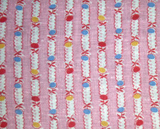 Vtg Feedsack Fabric Full Open