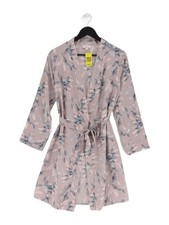 Linea Wrap Midi Dress S in Grey