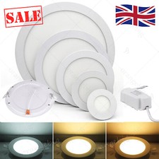 20x Ultra Slim Recessed LED Flat Panel Ceiling Spot Lights Downlights Spotlights