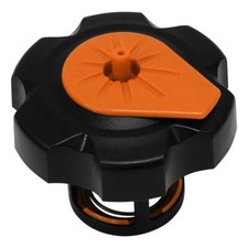 TUFF JUG QUICK FILL FUEL TANK CAP FOR KTM THREAD TYPE CAP BLACK/ORANGE