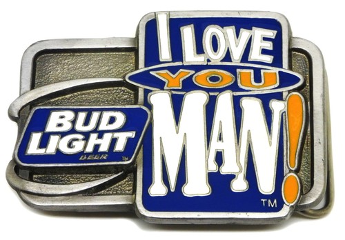 Bud light beer belt buckle - beer,