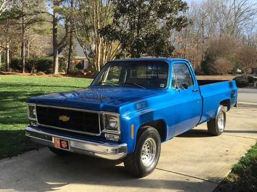 1978 chevrolet c10 blue qtr - 1978,