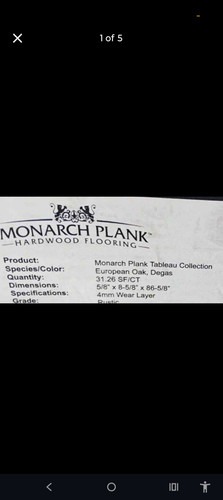 Monarch wood planks - , (european
