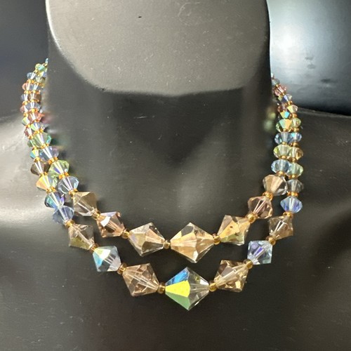 Vintage 1950s necklace aurora - vintage,