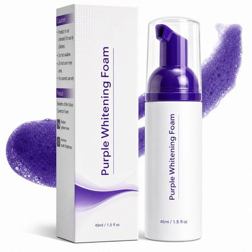 Purple toothpaste for - purple, teeth