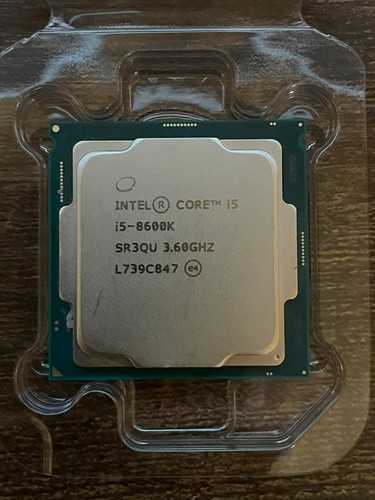 Intel core 8600k 60 - core, 3.60