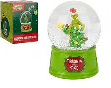 The Grinch Naughty or Nice Christmas Snow Globe/ Water Ball Decor Xmas