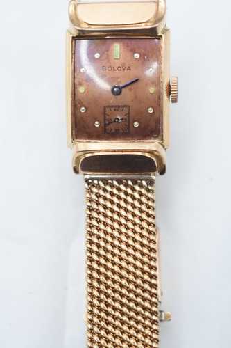 Vintage 1940s bulova - 14k, gold