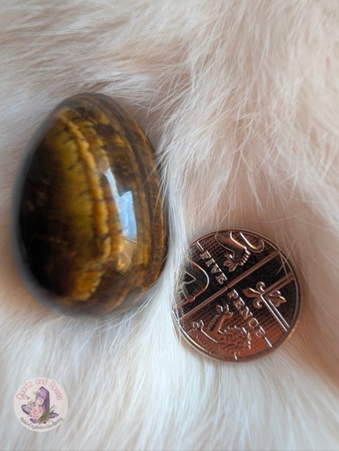 Tigers eye carved - crystal, egg