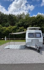 Hymer Eriba Triton 430  Edition Fixed bed pop top touring caravan