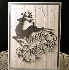 Christmas Deer Metal Cutting Dies Stencil DIY Scrapbooking Paper Card Making 