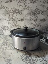  3.5l Stainless Steel Slow Cooker - Silver Sainsbury's