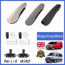 Pair Soft PU Leather Seat Armrests for Motorhome Mercedes Benz SPRINTER VW T5T6