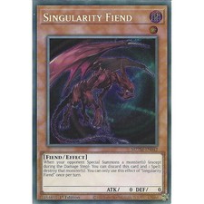 MZTM-EN042 Singularity Fiend : Secret Rare Card : 1st Edition : YuGiOh TCG