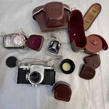 Wirgin Edixa Flex 35mm Camera +  Eye Level And Waist Level Finder 50mm F2.8 Lens