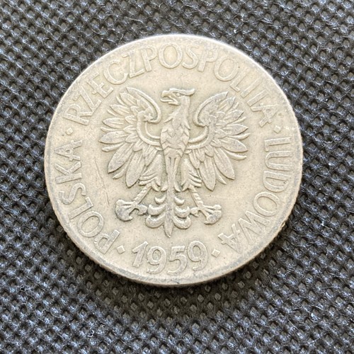 1959 poland zlotych coin - poland,