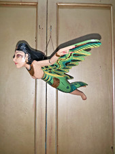 HANDMADE FLYING DEWI SRI LADY WOODEN MOBILE