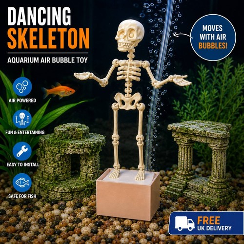 Dancing skeleton aquarium - dancing,