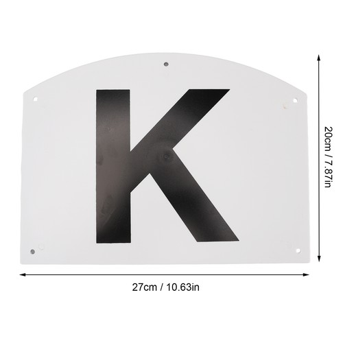 Piece dressage letter wall - 8-piece,