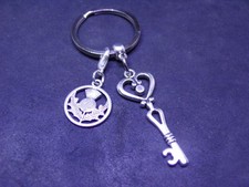 Key Keyring & Scottish Thistle
