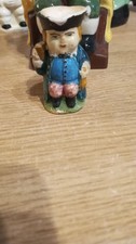 Miniture Toby Jug.Needs A Paint Touch Up.'Quite A Old Unique Piece.