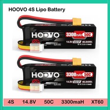 2X HOOVO 14.8V 4S LiPo Battery