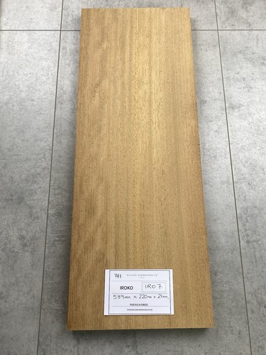 589x220x21mm iroko par solid - iroko,