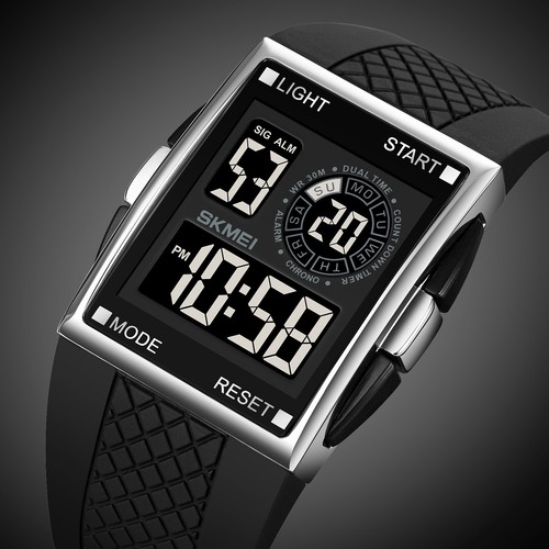 Skmei army luxury mens square - mens,