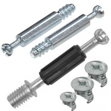 CAM FIXING FOR FLAT PACK FURNITURE FITTING CAM Lock 15mm / Dowel 38mm