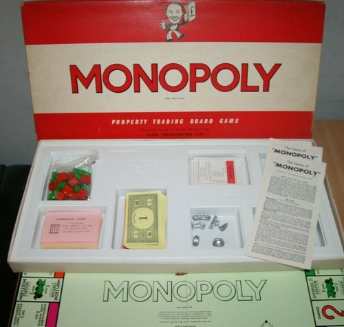 Vintage monopoly board game - vintage,