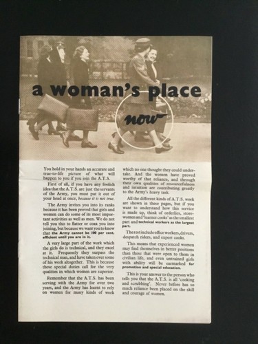 Wwii women wartime booklet - wwii,