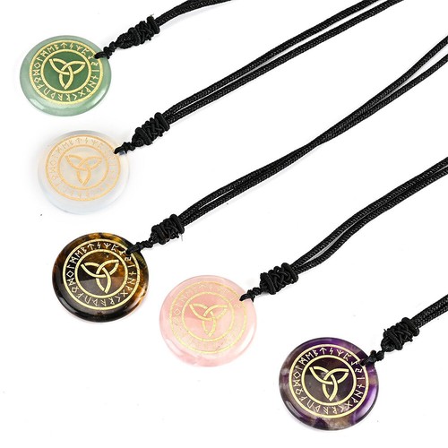 Triqueta runes necklace - runes,
