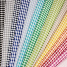 100% Cotton Gingham Fabric