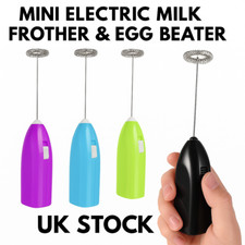Electric Milk Coffee Frother Egg Beater Handheld Whisk Drink Mixer 🥤