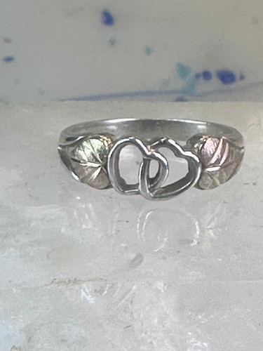 Black hills gold ring - gold, heart