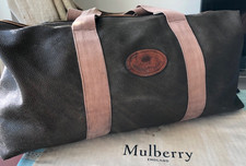 Mulberry Medium Mole Clipper Holdall Weekend Bag. Non Shoulder Strap