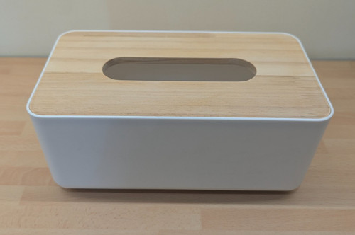 Wooden cover plastic tissue - plastic,
