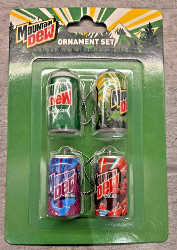 Mini mountain dew ornament set - mountain,