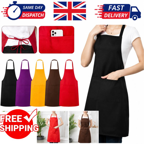 New plain apron with front - new,