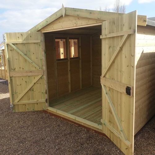 8x8 wooden workshop shed - workshop,