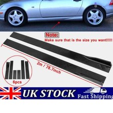 For Benz SLK R170 78.7''Car  Side Skirts Rocker Panels Splitter Body Kit Glossy