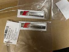 2 ORIGINAL AUDI A1 A2 A3 A4 A5 A6 A7 Q2 Q3 Q5 Q7 Q8 TT S-LINE BADGE  8N0853601A