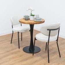 Round Reclaimed Timber Cafe &